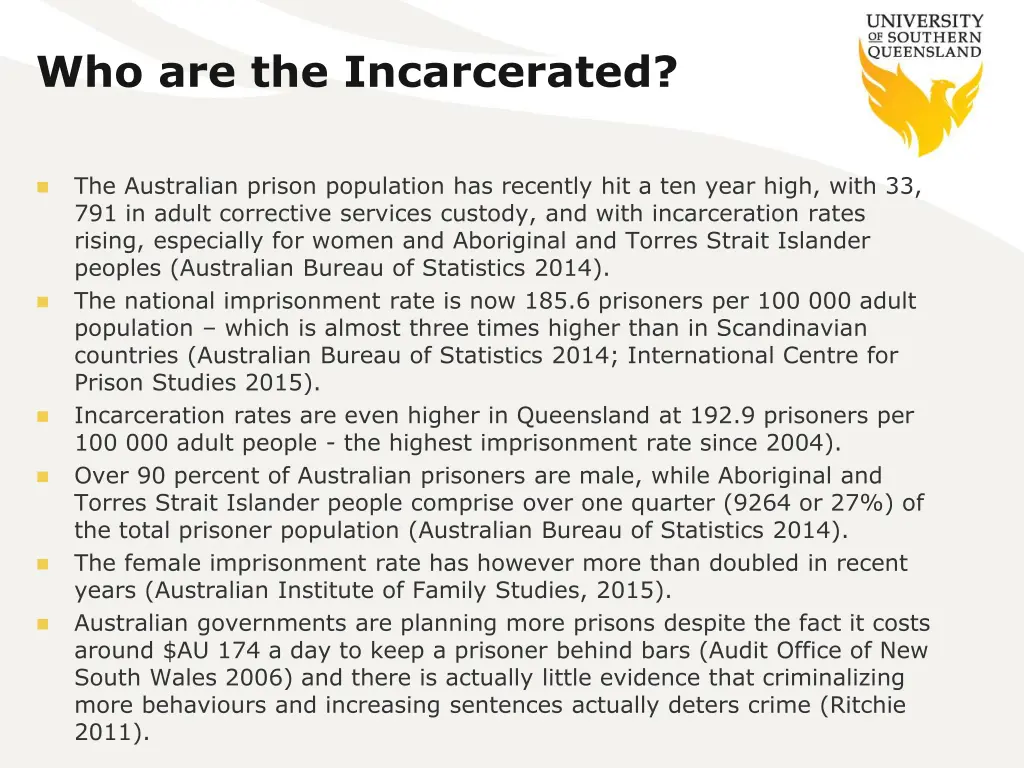who are the incarcerated