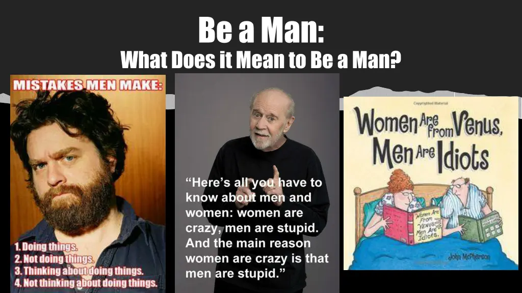 be a man 3
