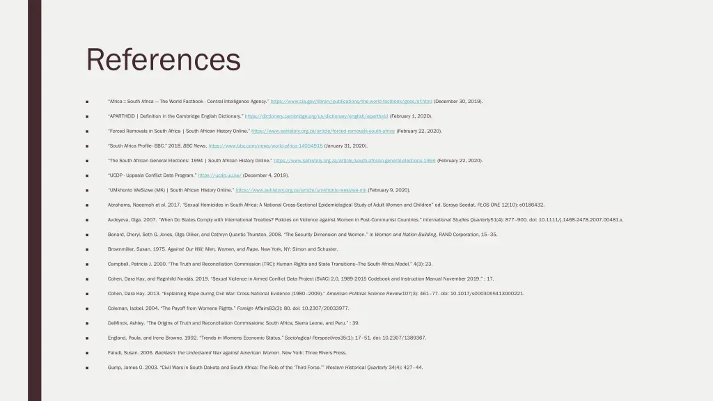 references