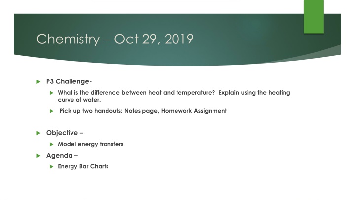chemistry oct 29 2019