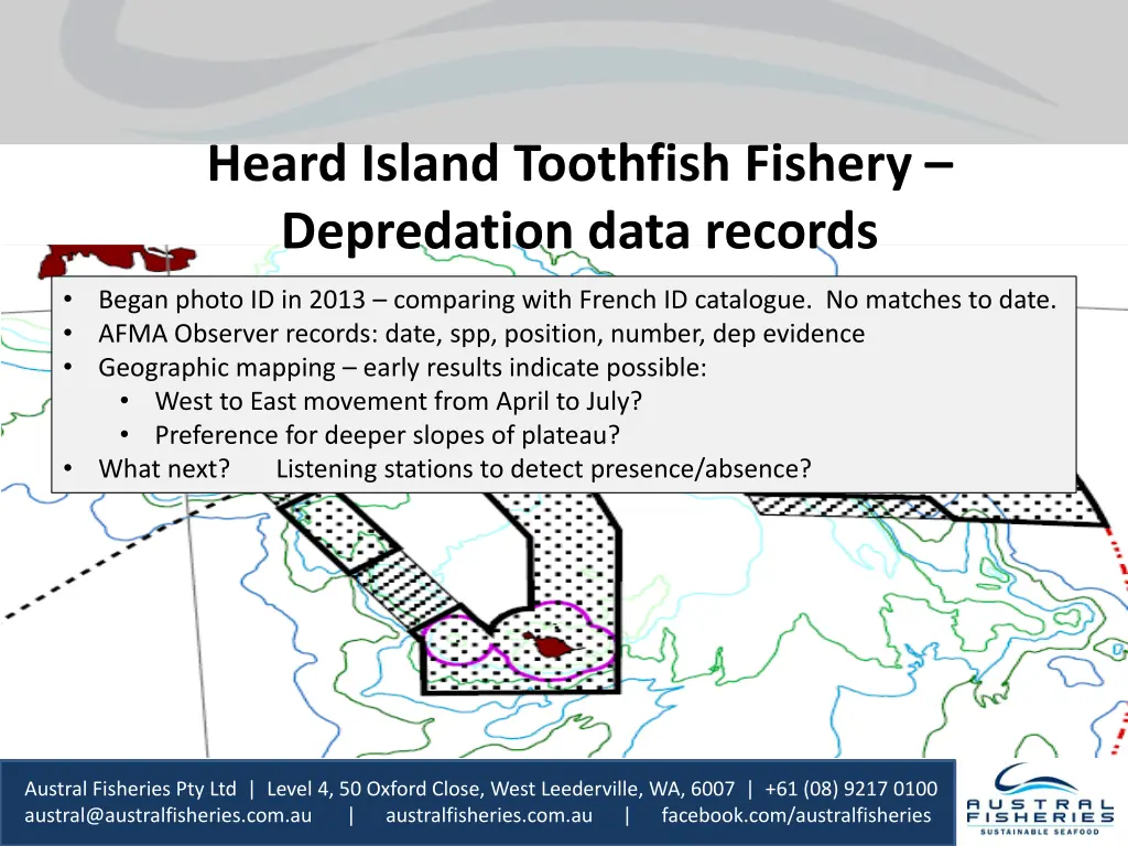 heard island toothfish fishery depredation data