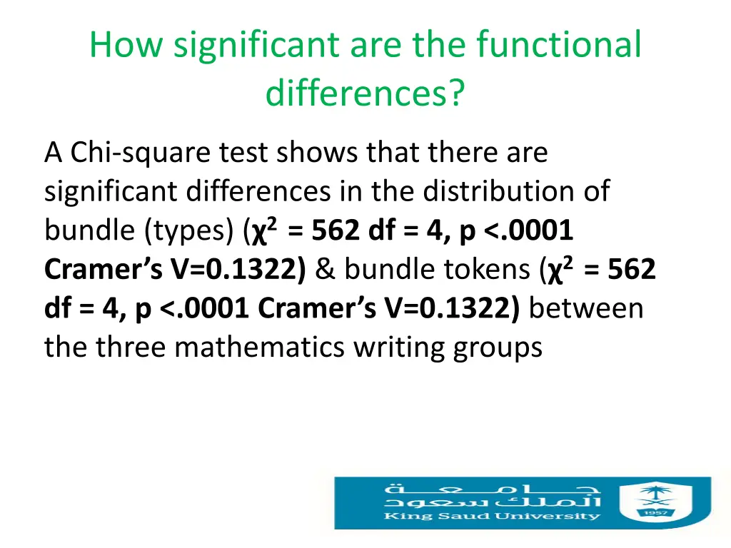 how significant are the functional differences