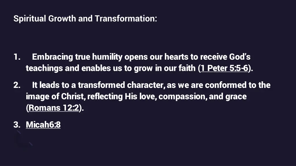 spiritual growth and transformation