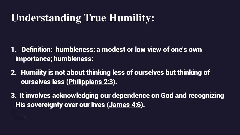 understanding true humility