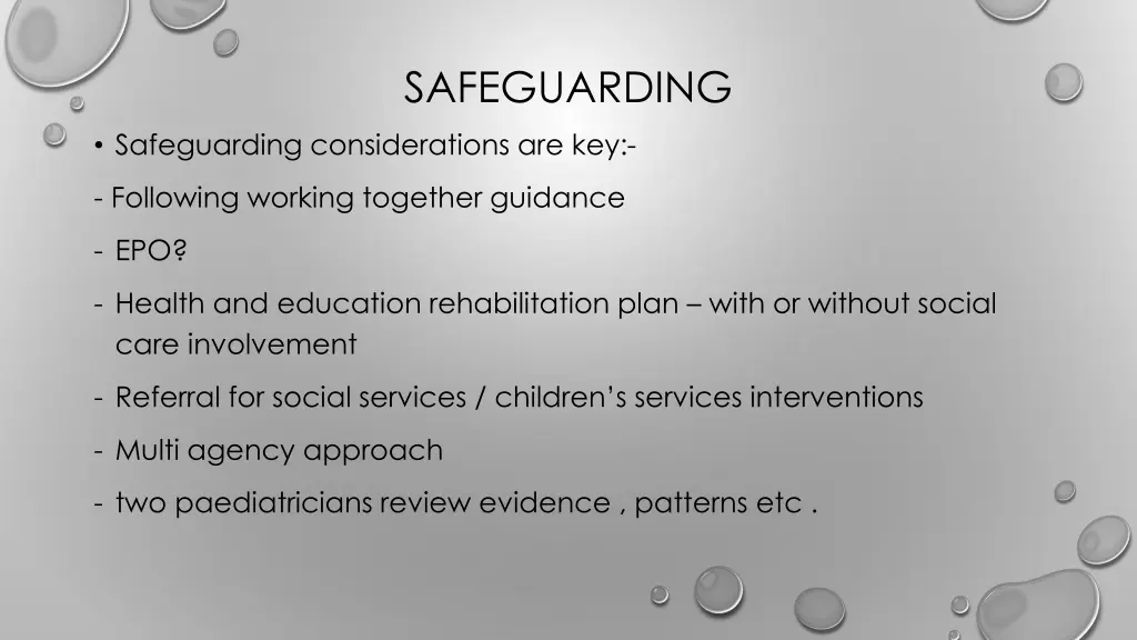 safeguarding
