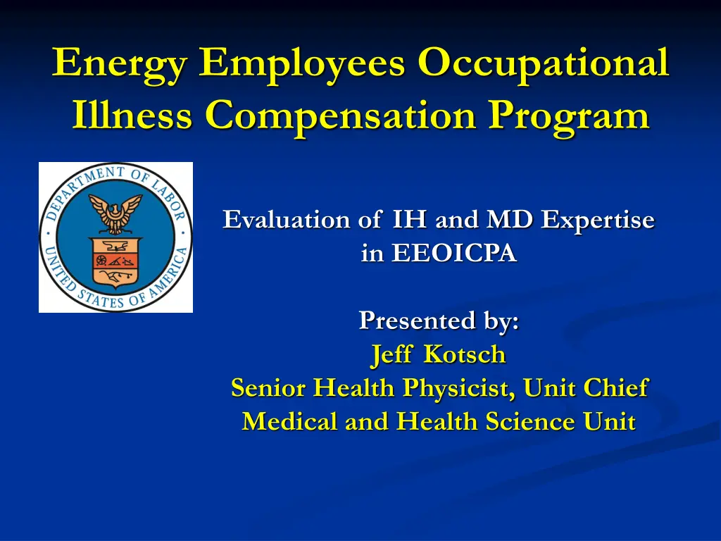 energy employees occupational illness 5