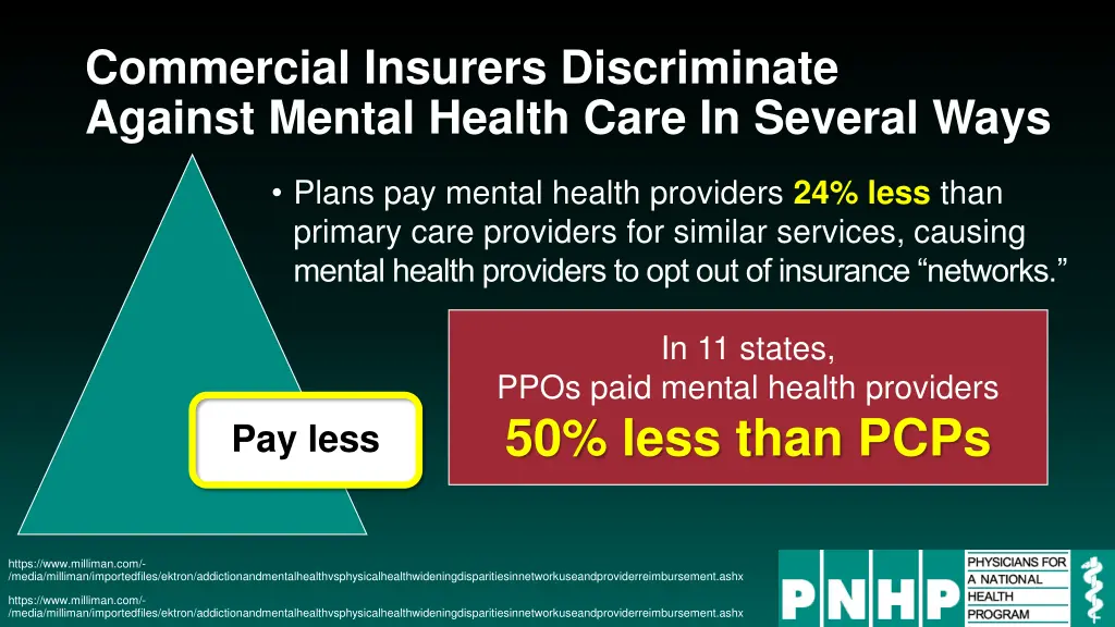 commercial insurers discriminate against mental 1