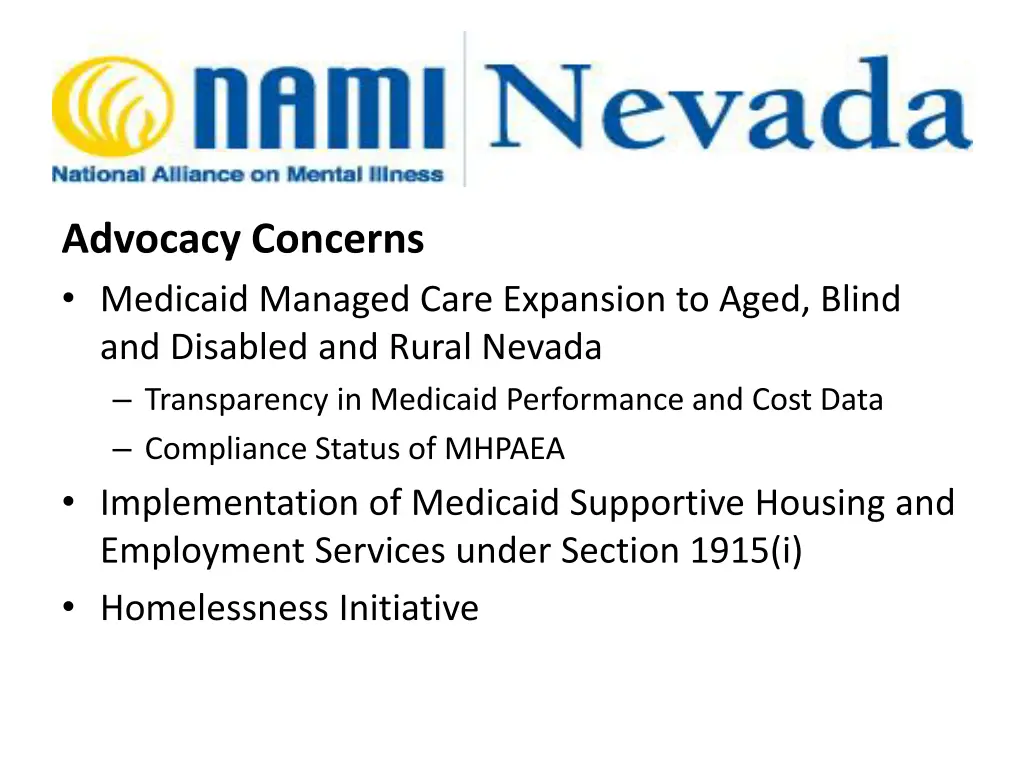advocacy concerns medicaid managed care expansion