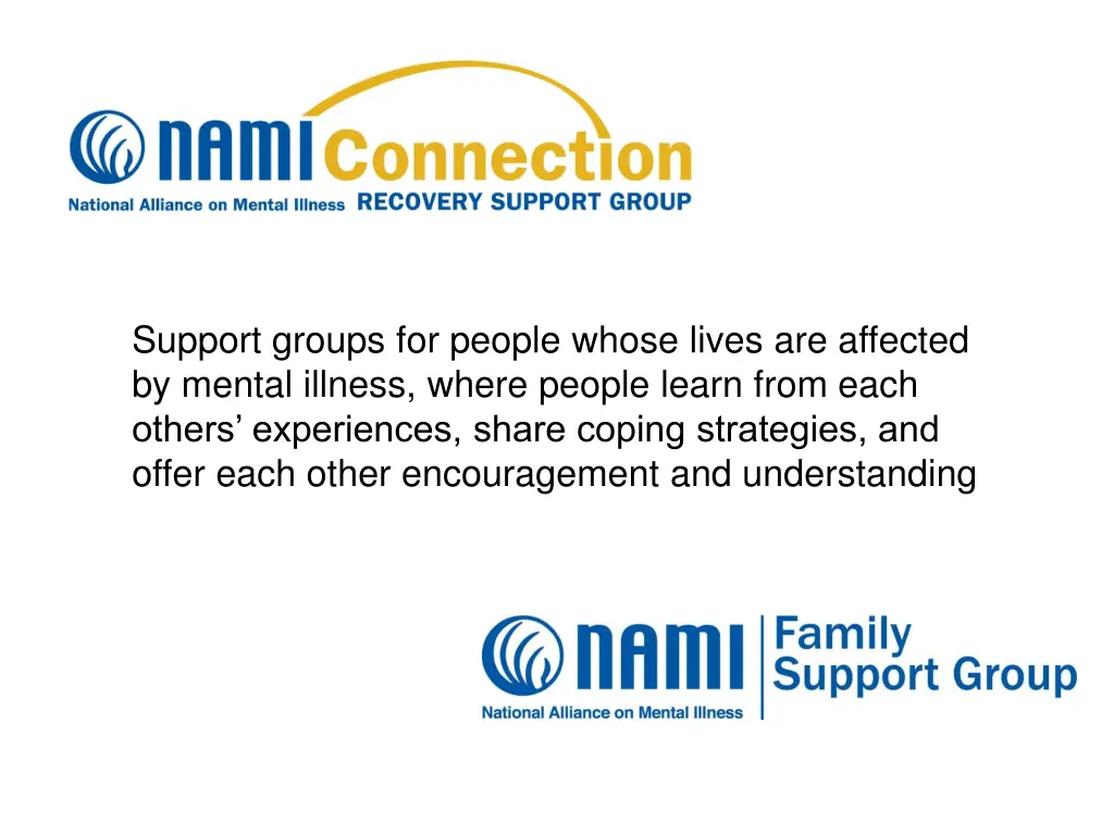 support groups for people whose lives
