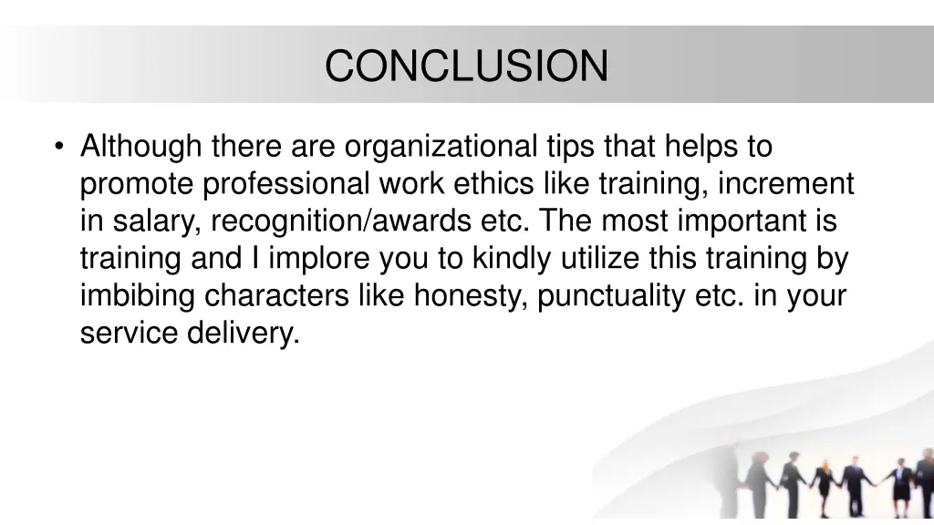 conclusion