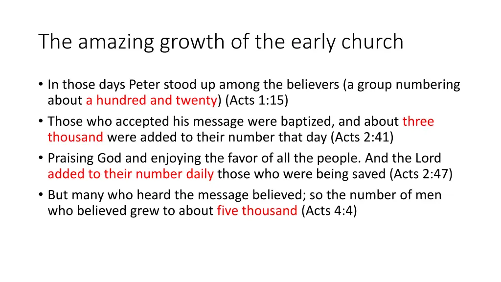 the amazing growth of the early church