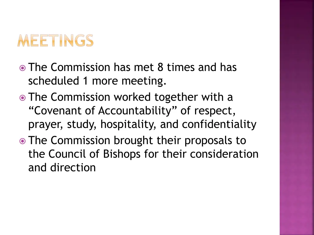 meetings