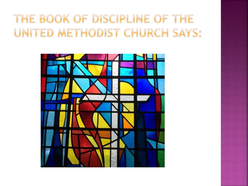 the book of discipline of the united methodist