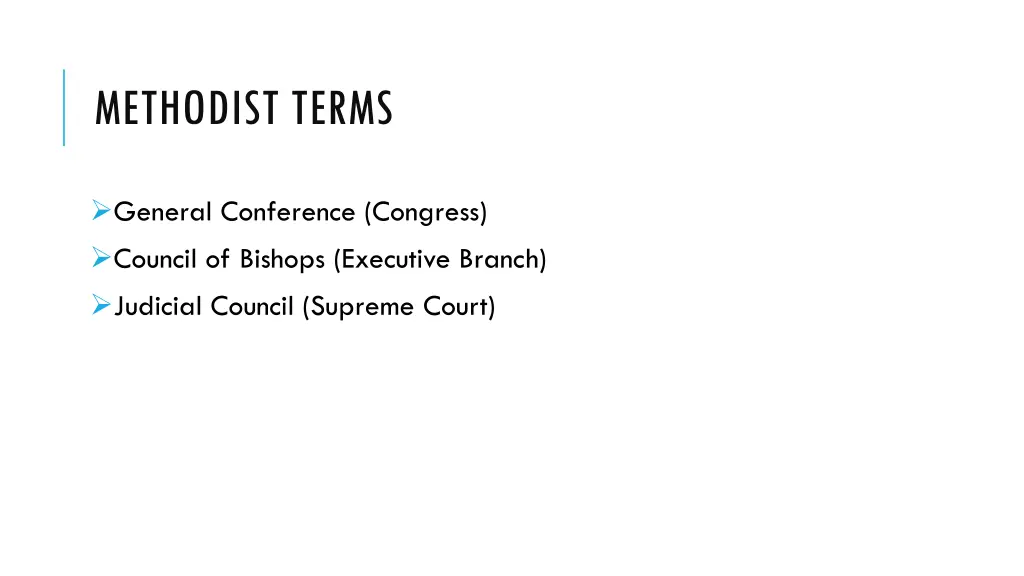 methodist terms 1