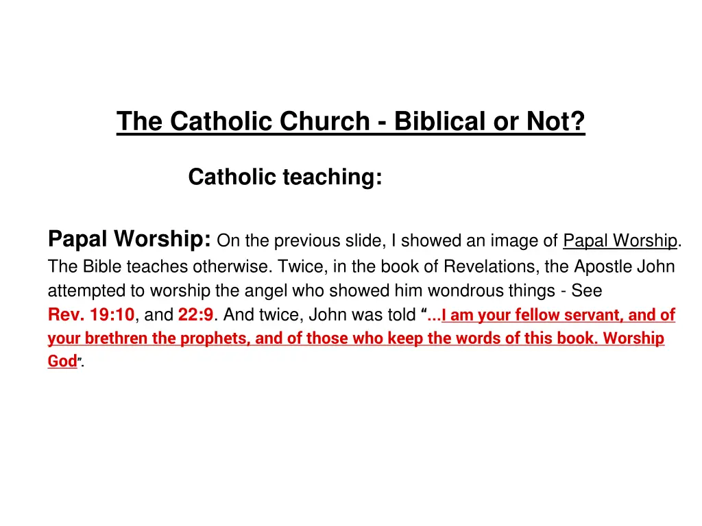the catholic church biblical or not 9
