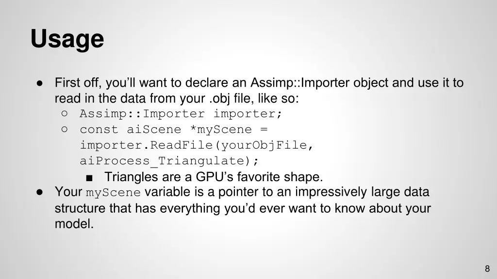 usage
