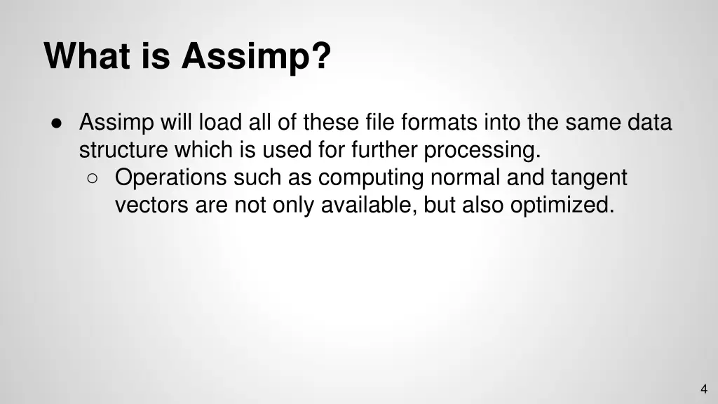 what is assimp 1