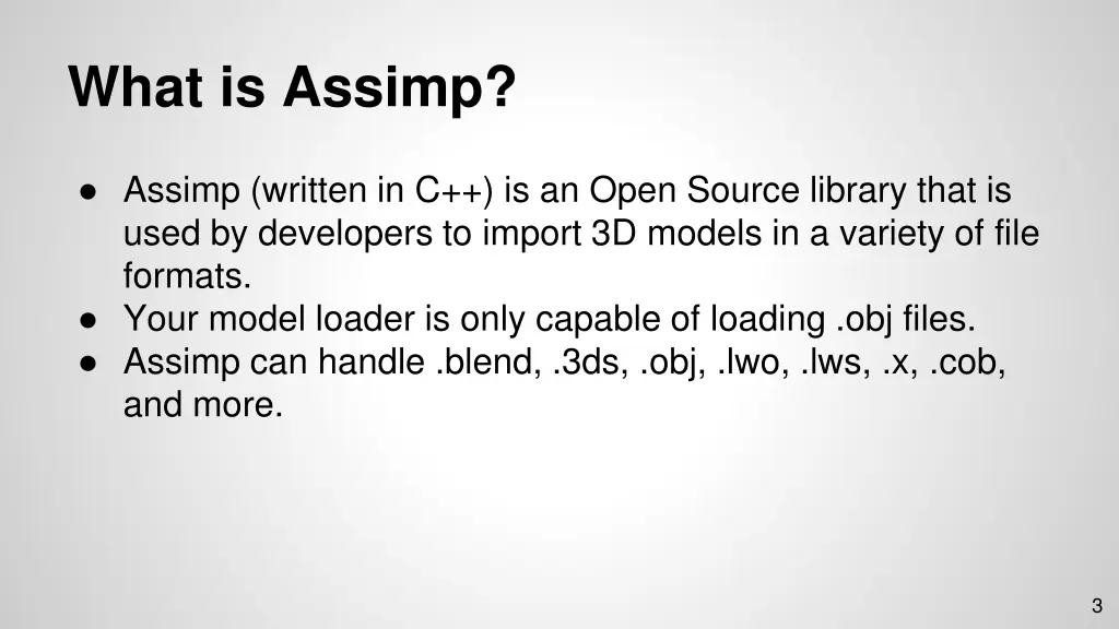 what is assimp