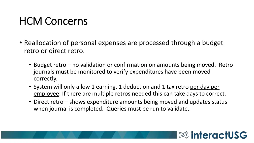 hcm concerns hcm concerns