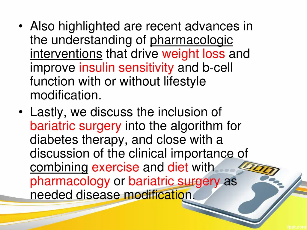 also highlighted are recent advances