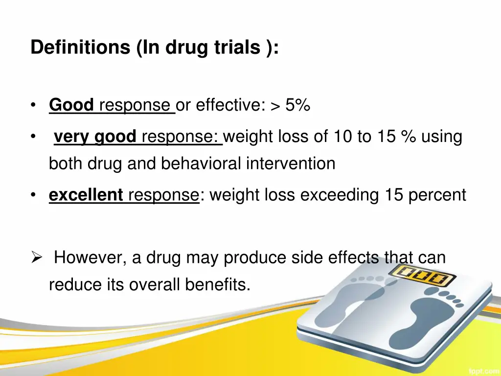 definitions in drug trials