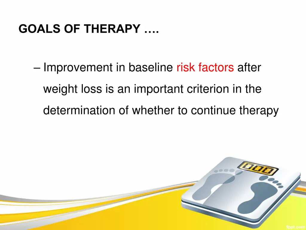 goals of therapy 1