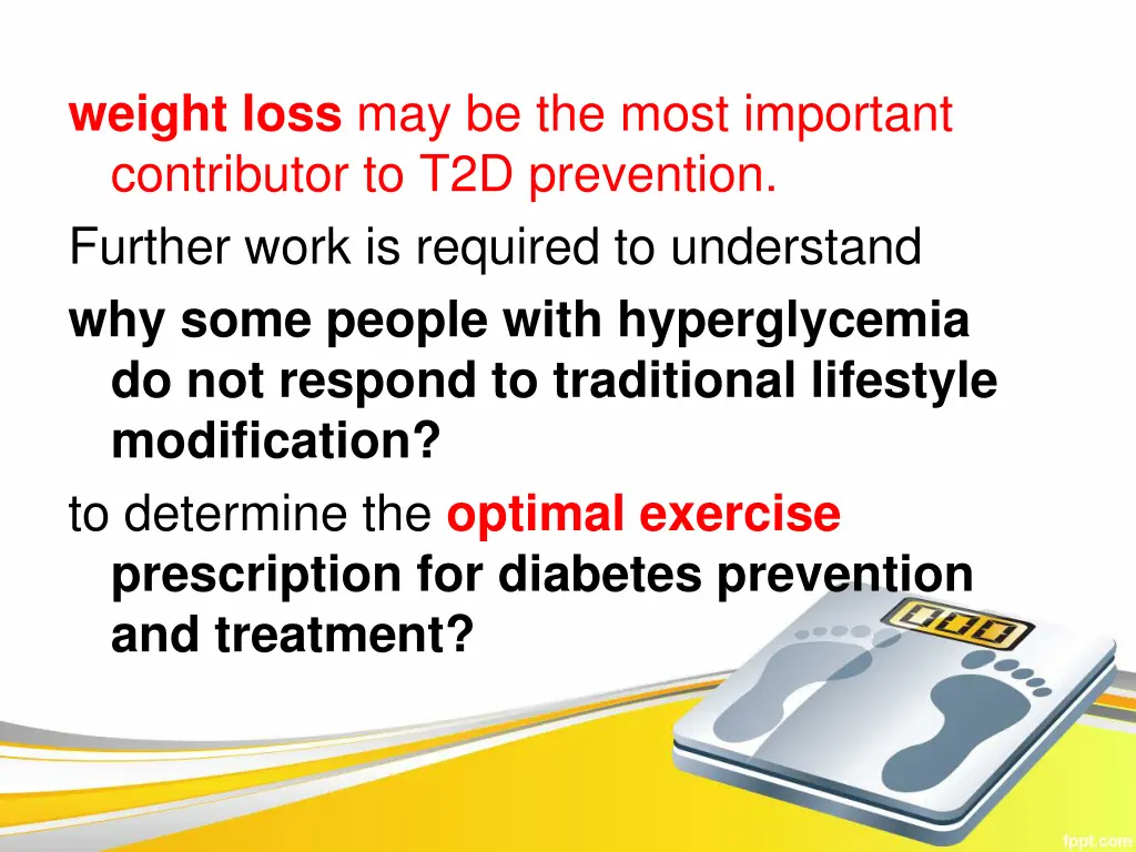 weight loss may be the most important contributor