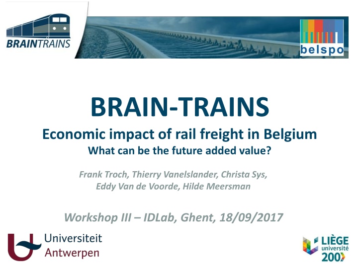 brain trains economic impact of rail freight