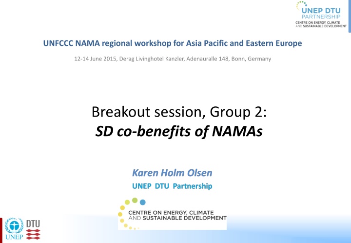 unfccc nama regional workshop for asia pacific