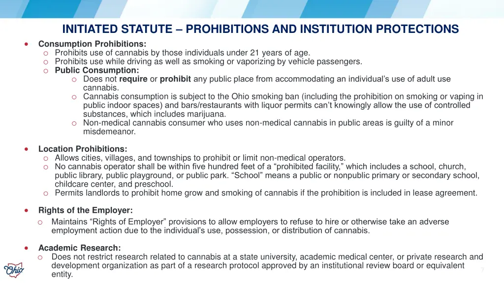 initiated statute prohibitions and institution
