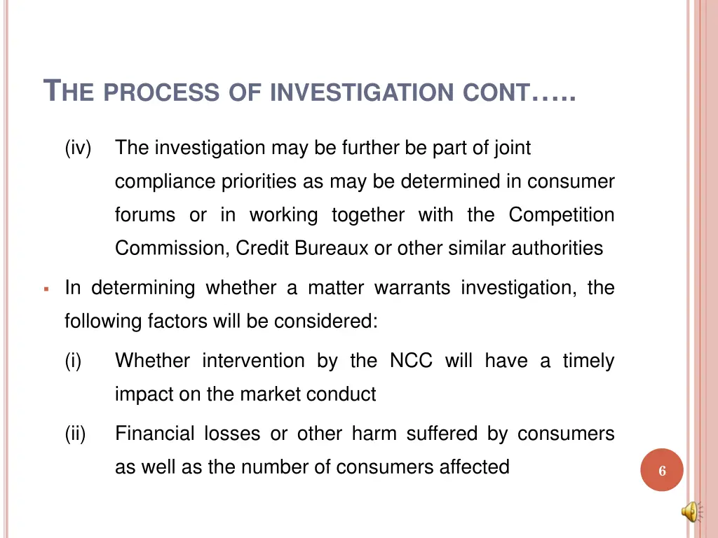 t he process of investigation cont 1