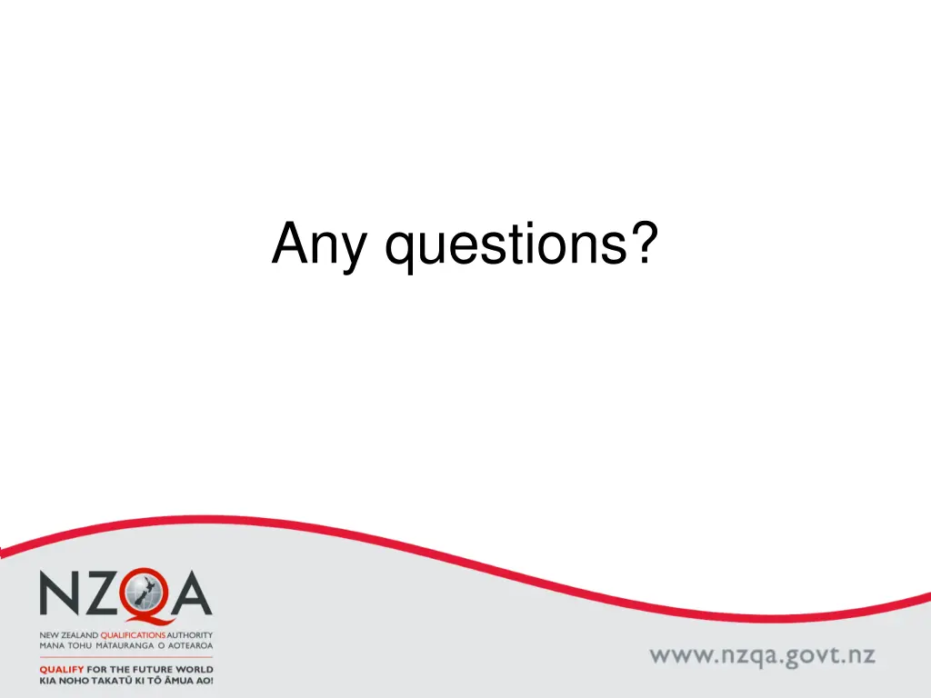 any questions