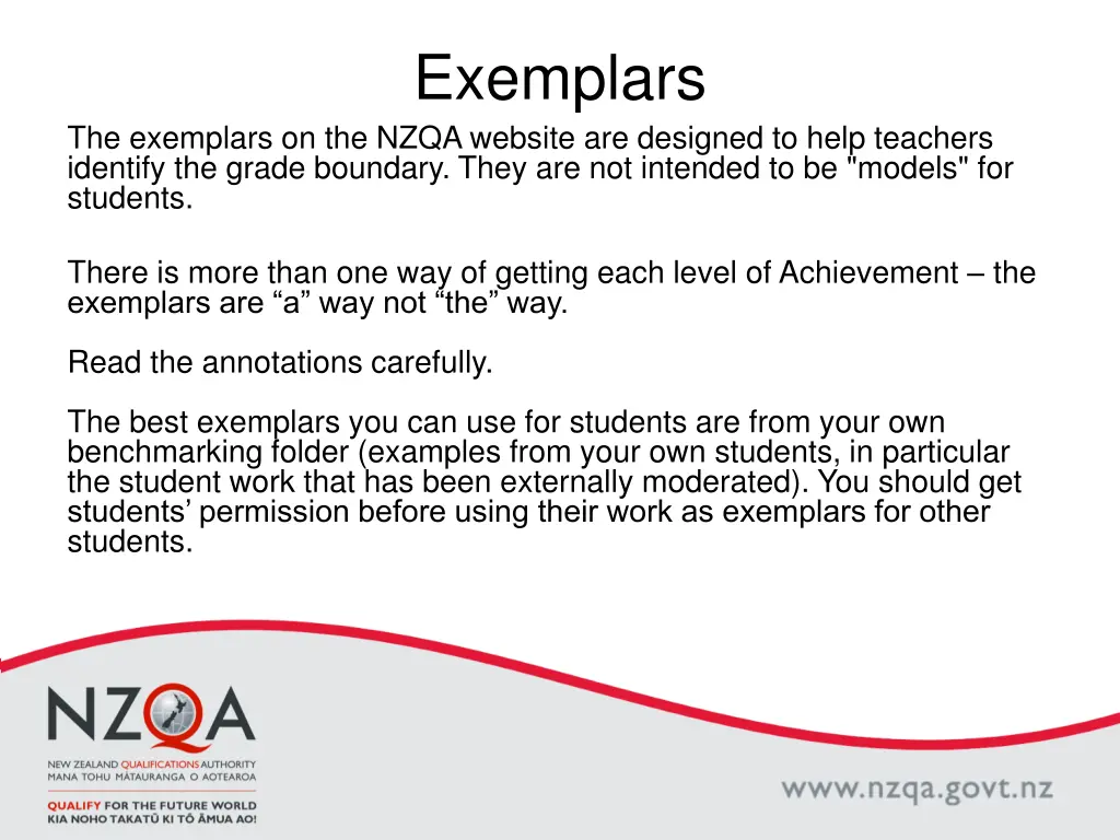 exemplars