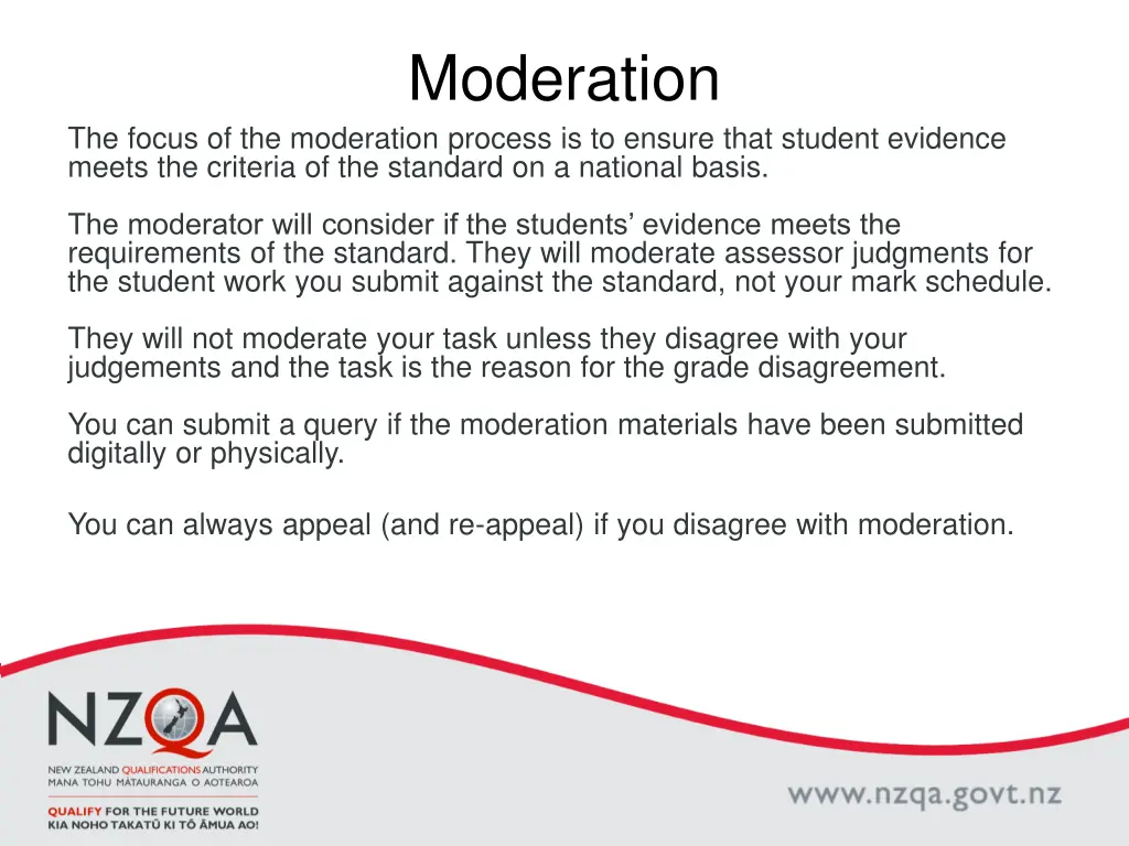 moderation