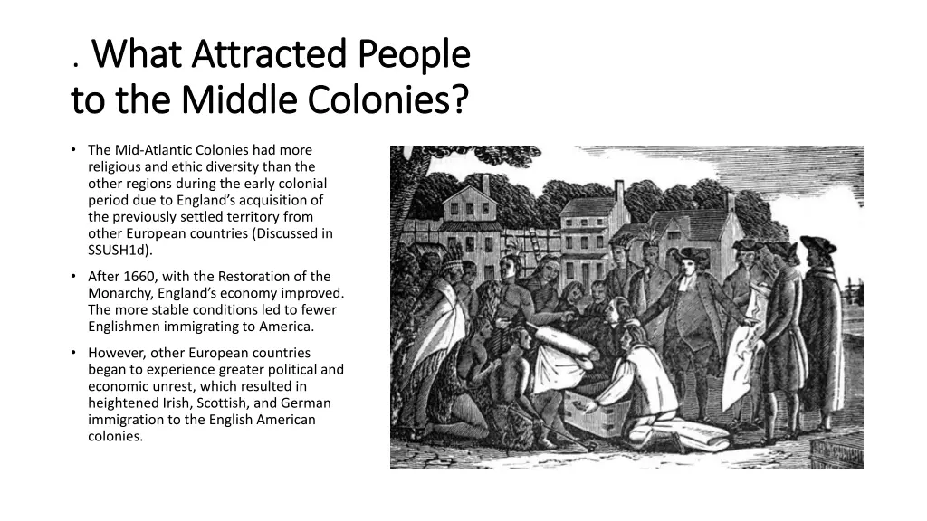 what attracted people what attracted people