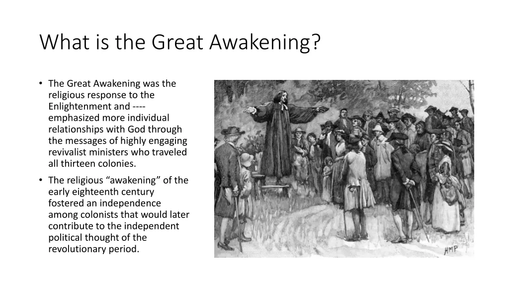 what is the great awakening