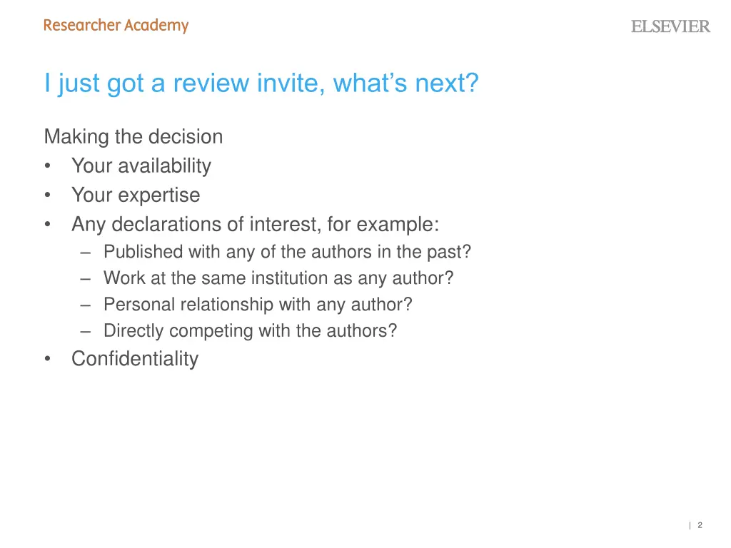 i just got a review invite what s next
