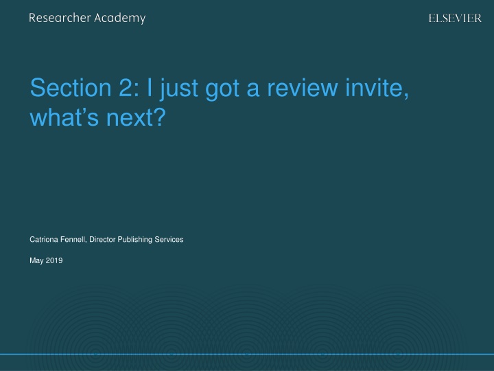 section 2 i just got a review invite what s next