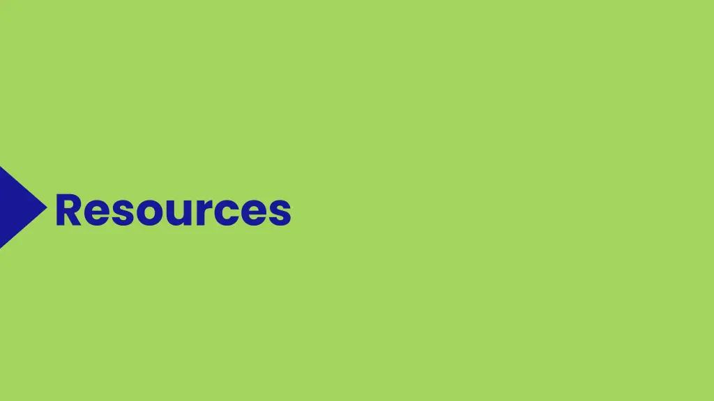 resources