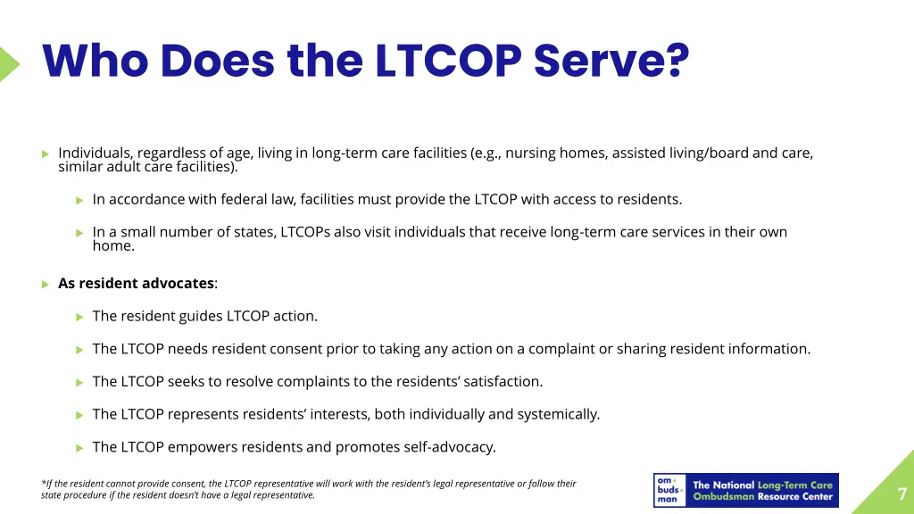 who does the ltcop serve