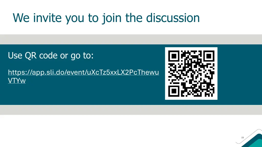 we invite you to join the discussion 2