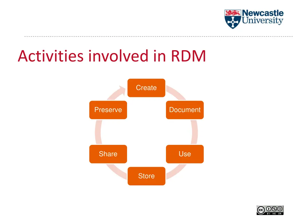 activities involved in rdm