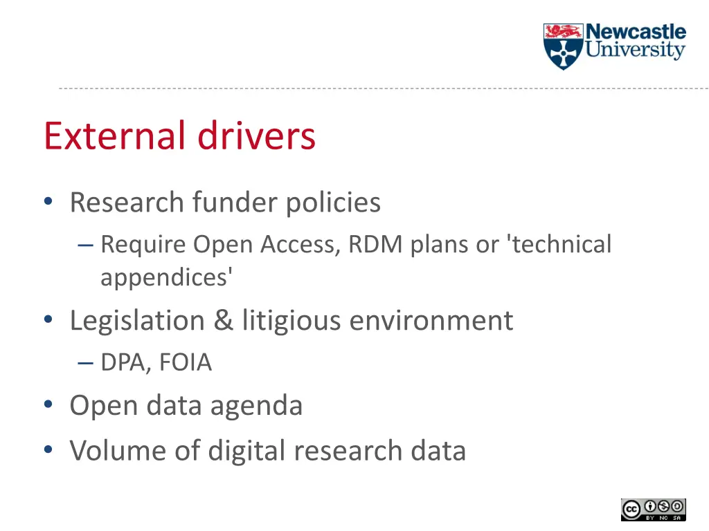 external drivers