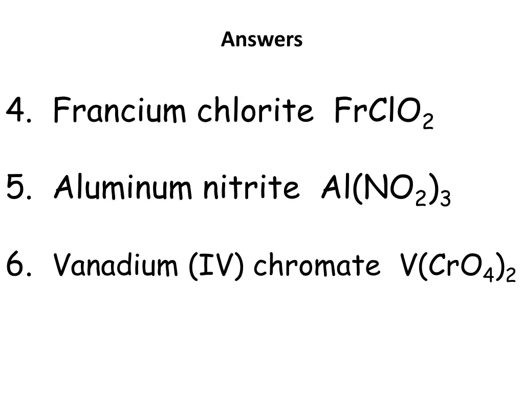 answers 2
