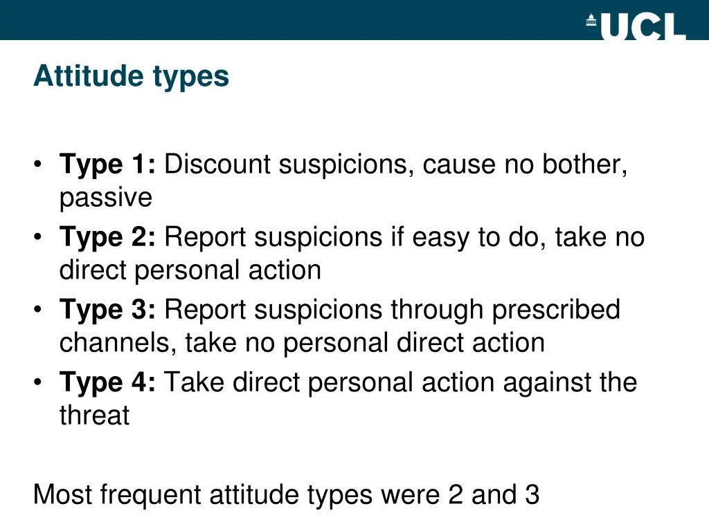 attitude types