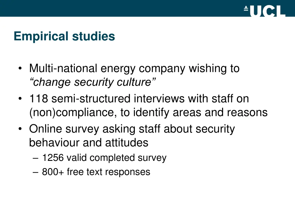 empirical studies