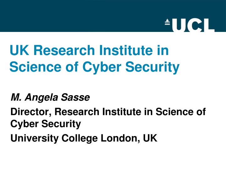 uk research institute in science of cyber security