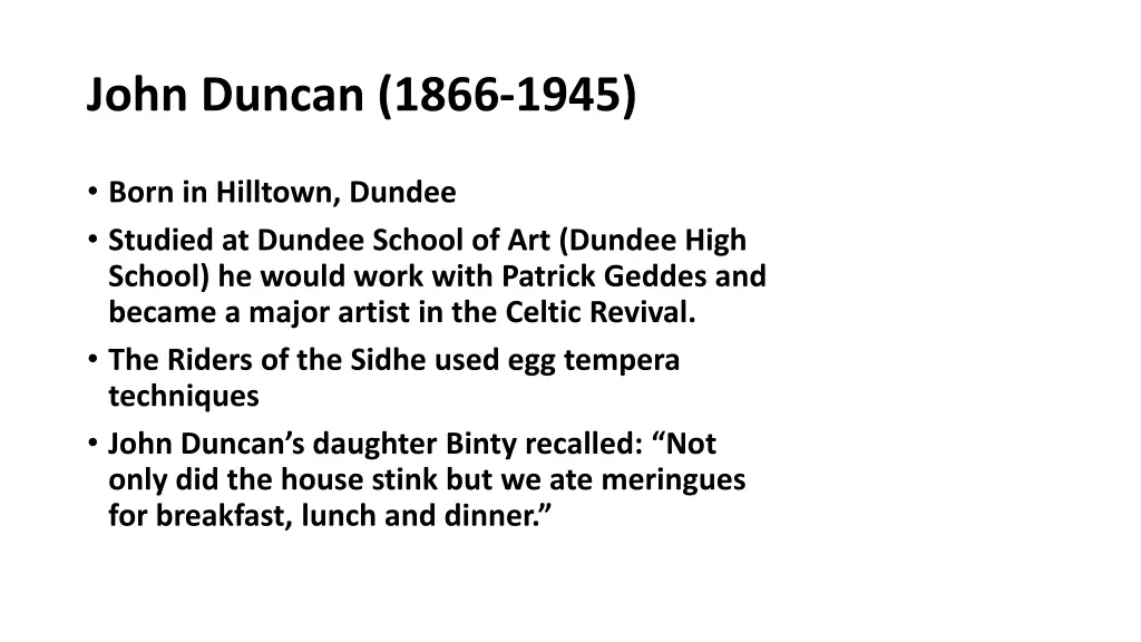 john duncan 1866 1945