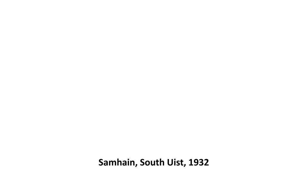 samhain south uist 1932