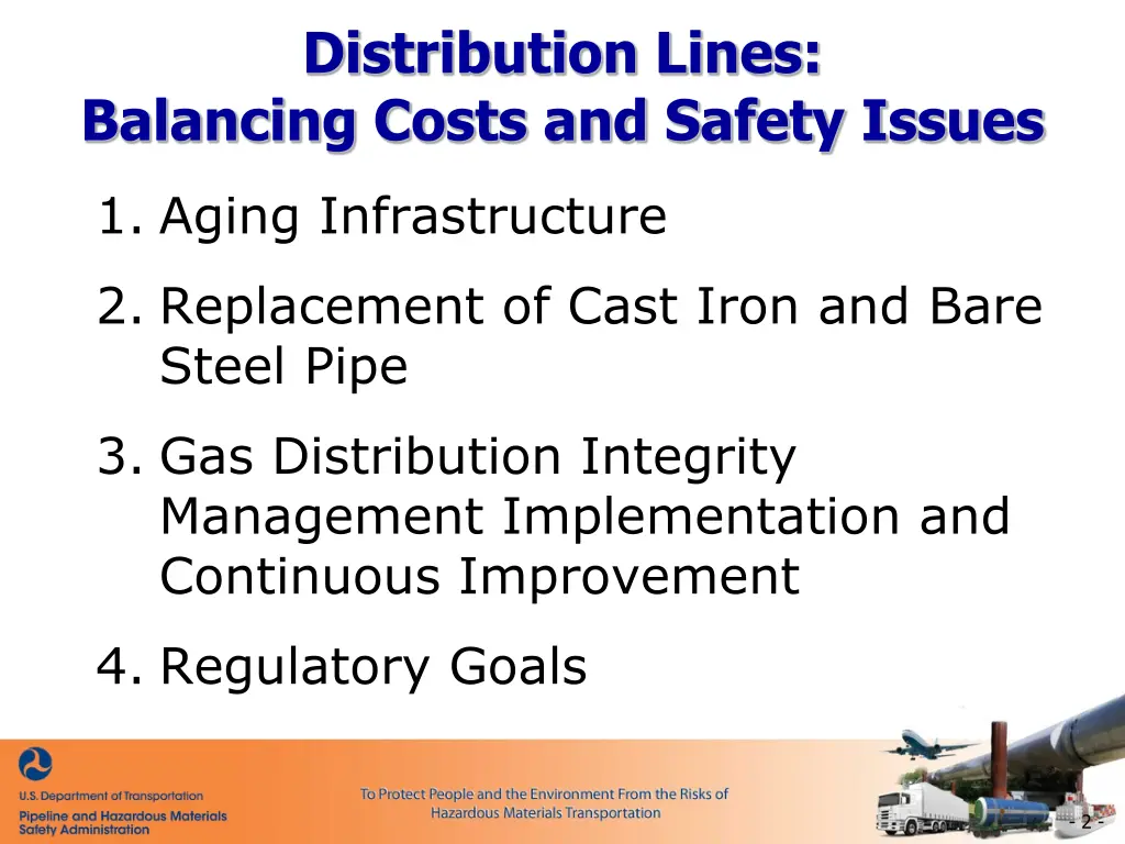 distribution lines balancing costs and safety
